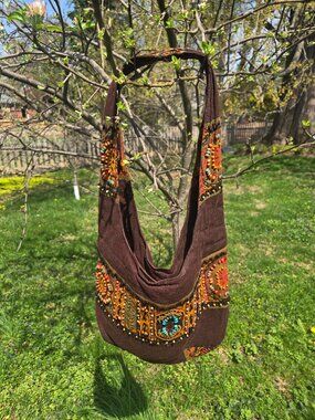 Beaded mini tote
